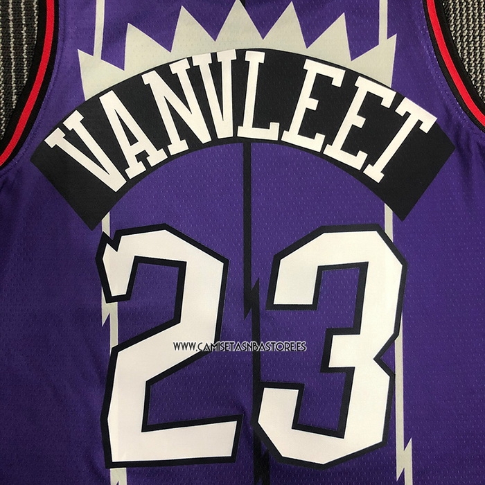 Fred VanVleet NO 23 Camiseta Toronto Raptors Classic Edition Violeta